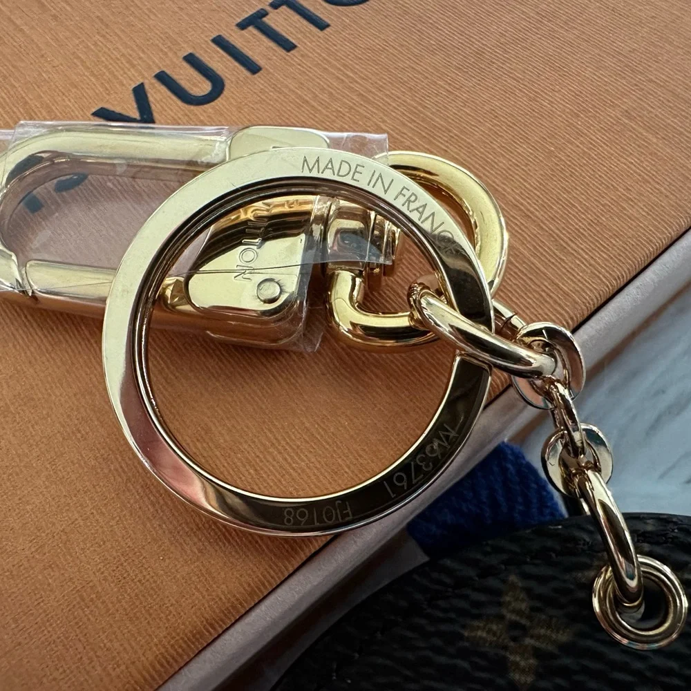 Louis Vuitton LE Monogram‎ Stories Bag Charm Key Holder Ring